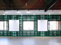 社區(qū)美術館室內空間展覽展示效果-1555-06