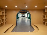 社區(qū)美術館室內空間展覽展示效果-1555-09