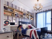 美式風格別墅室內裝修裝飾效果展示-1021-07