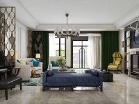 美式風格別墅室內裝修裝飾效果展示-第1022期