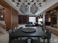 現(xiàn)代風格別墅室內(nèi)裝修裝飾效果展示-1049-02