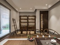 茶會所室內(nèi)裝修裝飾設(shè)計(jì)效果-1142-03