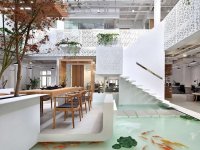 復式現代風辦公室裝修設計效果-第1506期