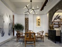 中式風格辦公室裝修裝飾設計效果-1598-03