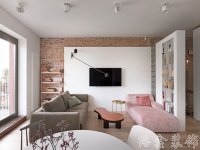 工業(yè)風格家居裝修裝飾室內(nèi)設計效果-A503