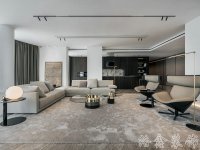 工業(yè)風格家居裝修裝飾室內(nèi)設計效果-A508-6