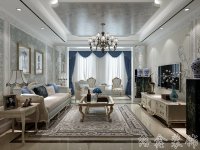 歐式風格家居裝修裝飾室內(nèi)設計效果-A703