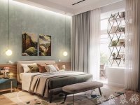 現代風格家居裝修裝飾室內設計效果-A8108-6