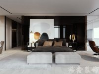 現(xiàn)代簡約家居裝修裝飾室內設計效果-B918-4