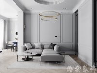 現(xiàn)代輕奢家居裝修裝飾室內設計效果-D211-2