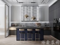 現(xiàn)代輕奢家居裝修裝飾室內設計效果-D211-3