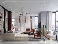 現(xiàn)代網(wǎng)紅風家居裝修裝飾室內(nèi)設(shè)計效果-F503