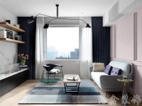 現(xiàn)代網紅風家居裝修裝飾室內設計效果-F507