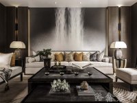 中式風格家居裝修裝飾室內(nèi)設計效果-H806-4