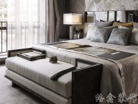 中式風格家居裝修裝飾室內(nèi)設計效果-H806-7